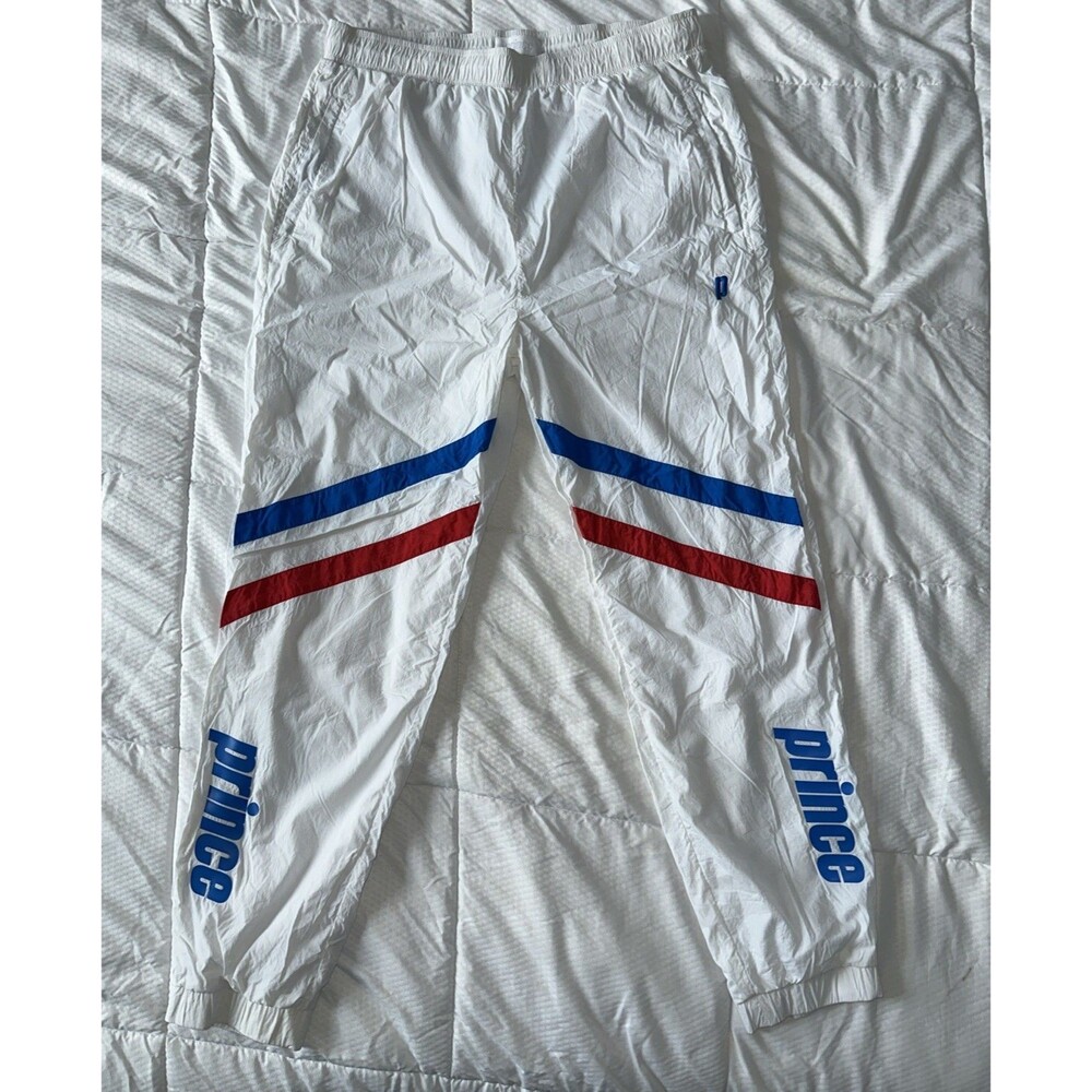 Limited Edition Prince Windbreaker Pants Men’s Large Red, White, Blue